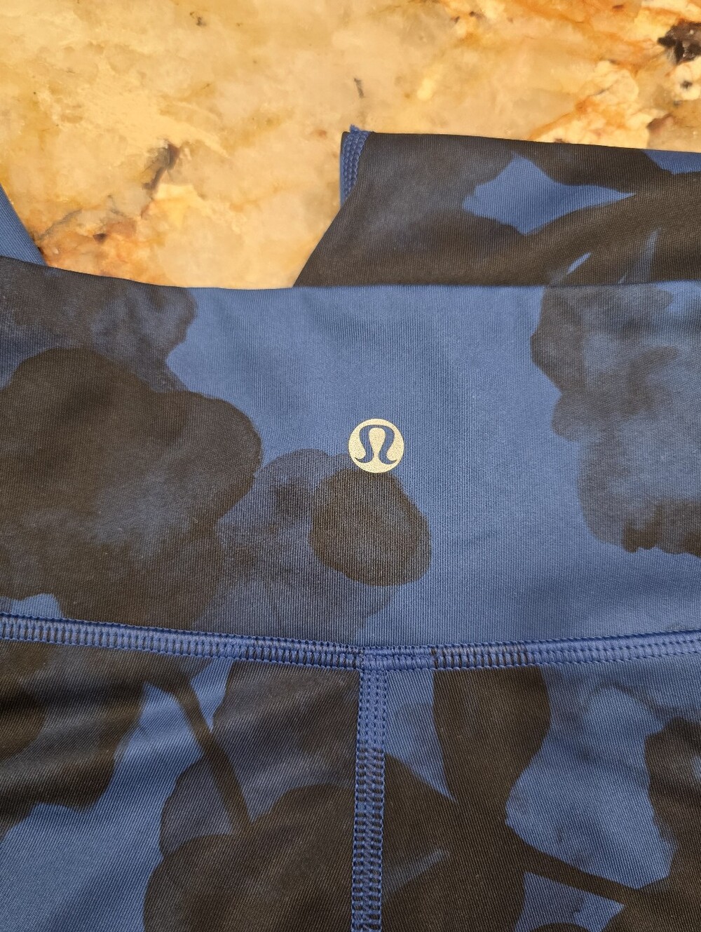 Lululemon Wunder Under Pant Full-On Luxtreme Jumbo Inky Floral Black Inkwell 10 - Picture 8 of 9
